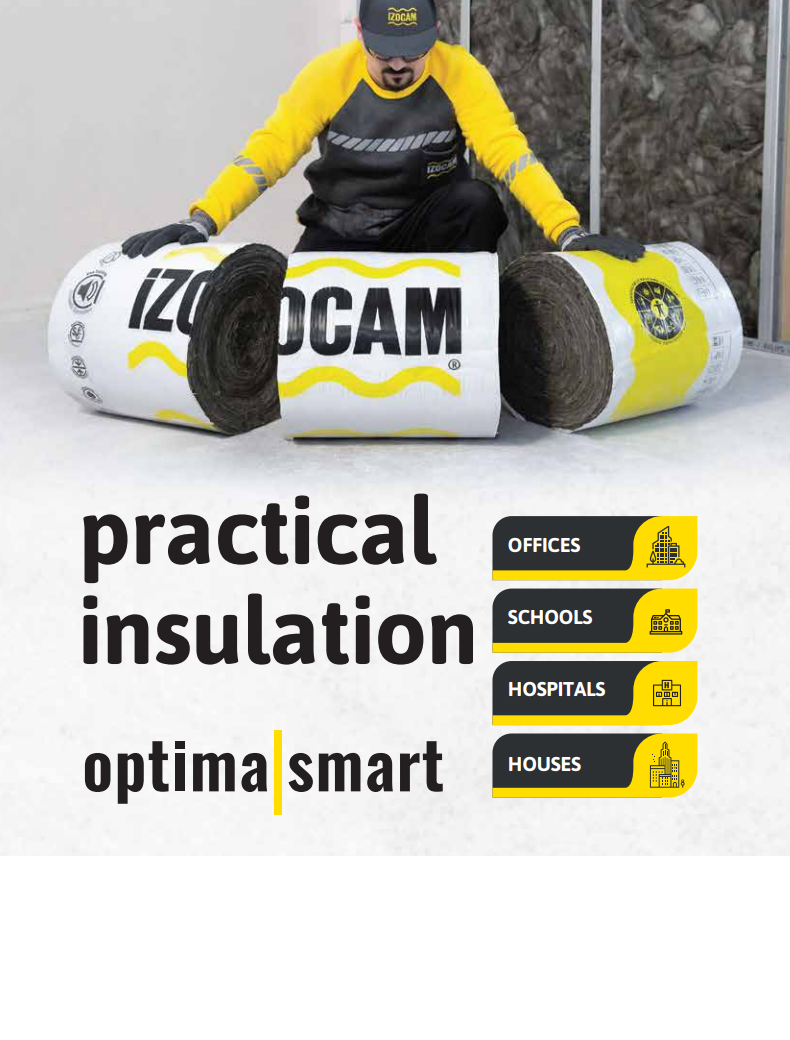 Isı Yalıtım - iZOCAM GW Optima Smart (600+600)  - 5 - En 120 cm * 13,50 Mt 1 Adet 16,20 m² | Akpınarlar