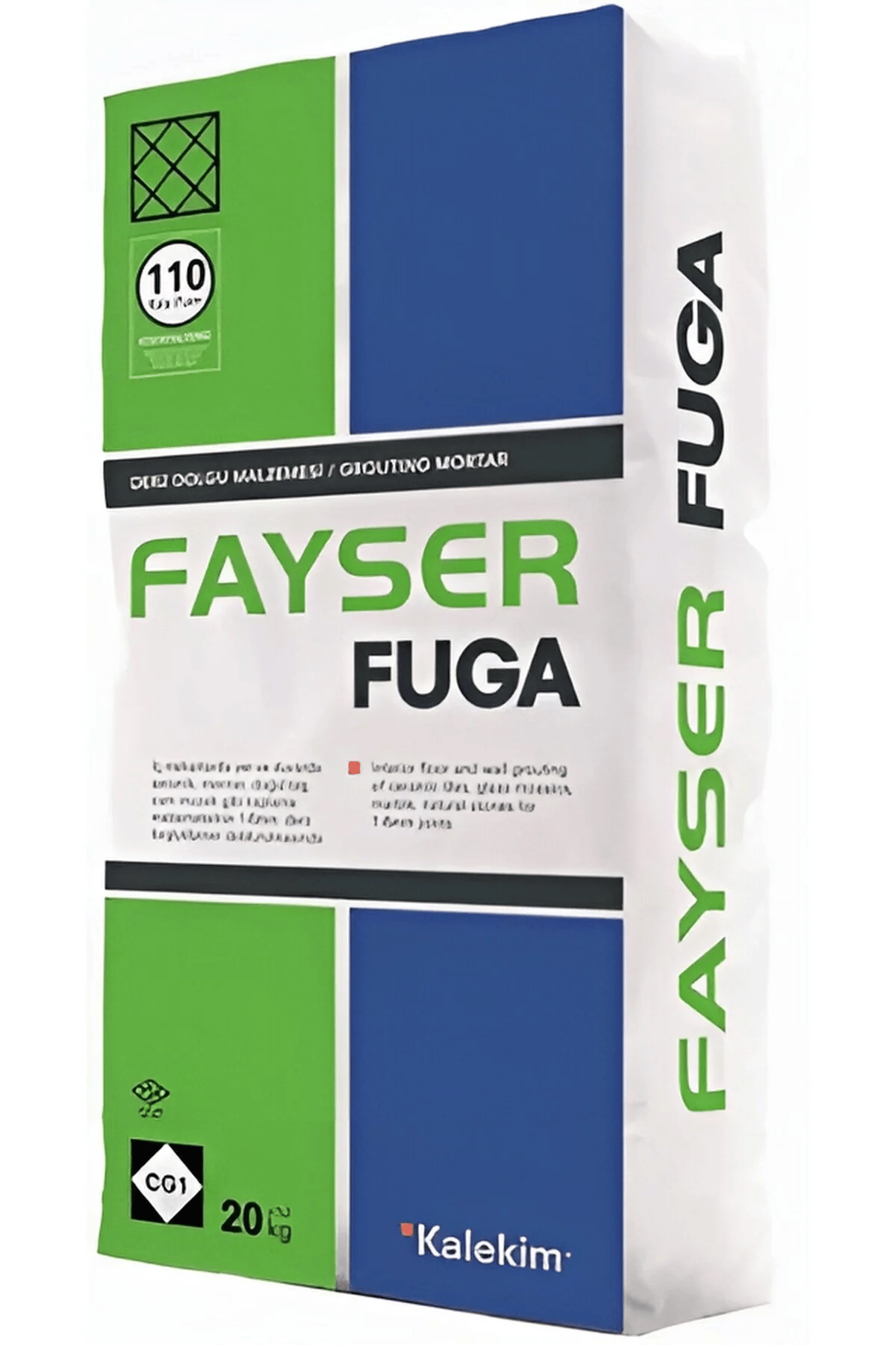 Seramik Yapıştırıcı ve Derz - KALEKİM FAYSER  FUGA BEYAZ 20 KG | Akpınarlar